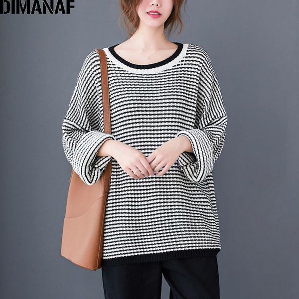 plus size women sweater autumn winter knitting thicken vintage lady pullovers casual female clothing black striped women's sweaters, White;black
plus size women sweater autumn winter knitting thicken vintage lady pullovers casual female clothing black striped women's sweaters, White;black