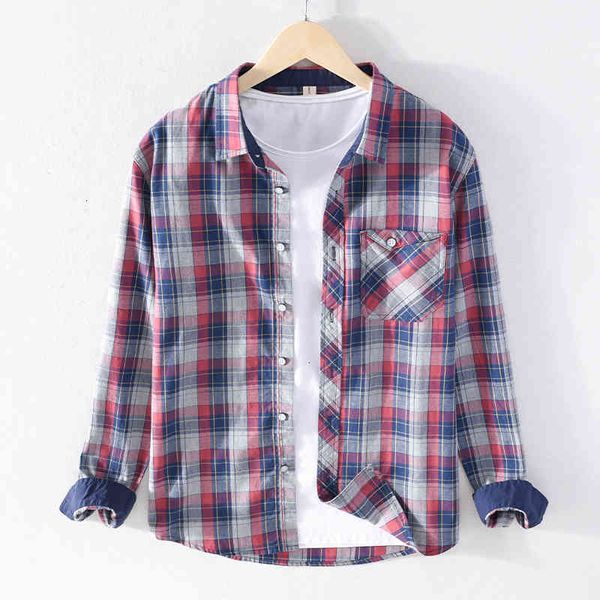 men's t-shirts arrival long-sleeved shirt brand for fashion pure cotton plaid men shirts trendy chemise zpvj, White;black
men's t-shirts arrival long-sleeved shirt brand for fashion pure cotton plaid men shirts trendy chemise zpvj, White;black