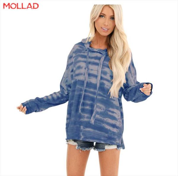 women's hoodies & sweatshirts mollad autumn women loose tie-dyed long-sleeved sweatershirt, Black
women's hoodies & sweatshirts mollad autumn women loose tie-dyed long-sleeved sweatershirt, Black