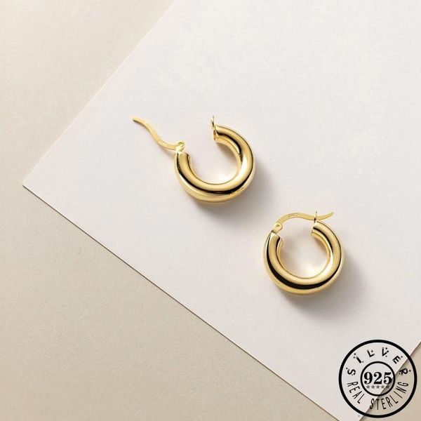 hoop & huggie 925 sterling silver round shape gold color plated statement chunky earrings jewelry for women, Golden;silver
hoop & huggie 925 sterling silver round shape gold color plated statement chunky earrings jewelry for women, Golden;silver
