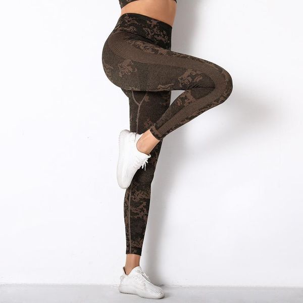 women's leggings camouflage fitness women high waist seamless workout push up pants clothing nylon quality, Black
women's leggings camouflage fitness women high waist seamless workout push up pants clothing nylon quality, Black