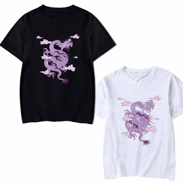 men's t-shirts fashion streetwear women's t-shirt harajuku retro purple chinese dragon print summer loose casual, White;black
men's t-shirts fashion streetwear women's t-shirt harajuku retro purple chinese dragon print summer loose casual, White;black