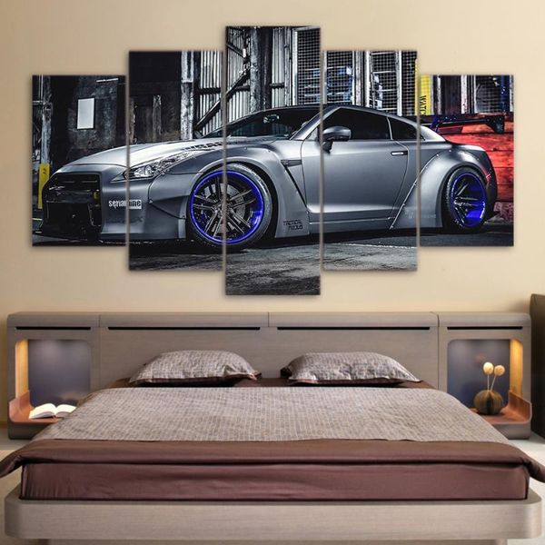 modular pictures living room wall art canvas sports car poster decor 5 pieces nissan gtr r35 painting hd printed po framed paintings
modular pictures living room wall art canvas sports car poster decor 5 pieces nissan gtr r35 painting hd printed po framed paintings