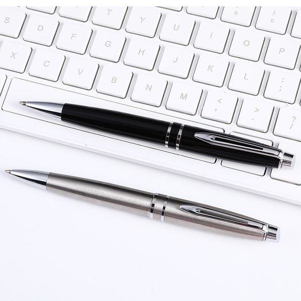 busins black metal pen rotary ballpoint advertising gift medium oil ball, Blue;orange
busins black metal pen rotary ballpoint advertising gift medium oil ball, Blue;orange