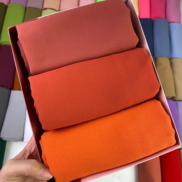 scarves 3pcs/box chiffon muslim hijab scarf gift boxes plain wrap solid color shawls headband foulard women stoles, Blue;gray
scarves 3pcs/box chiffon muslim hijab scarf gift boxes plain wrap solid color shawls headband foulard women stoles, Blue;gray