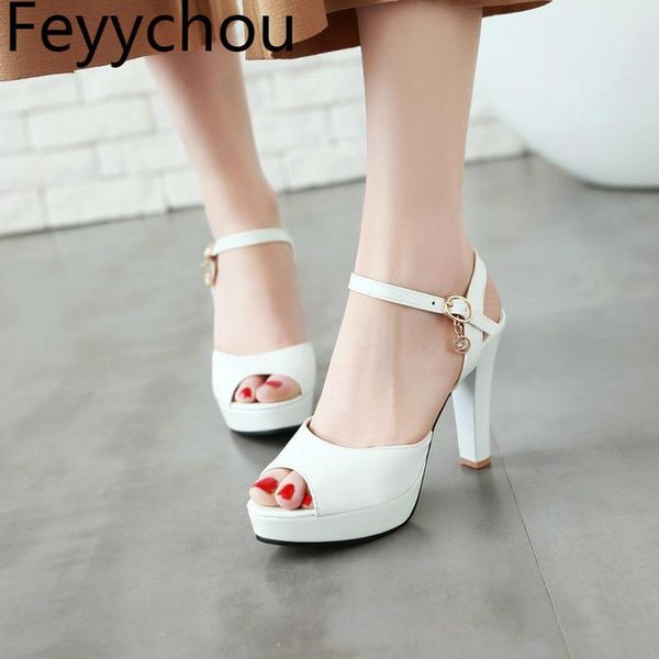 women sandals beach shoes super high heel pu buckle peep toe thick 2021 fashion casual office large size 34-47 dress, Black
women sandals beach shoes super high heel pu buckle peep toe thick 2021 fashion casual office large size 34-47 dress, Black