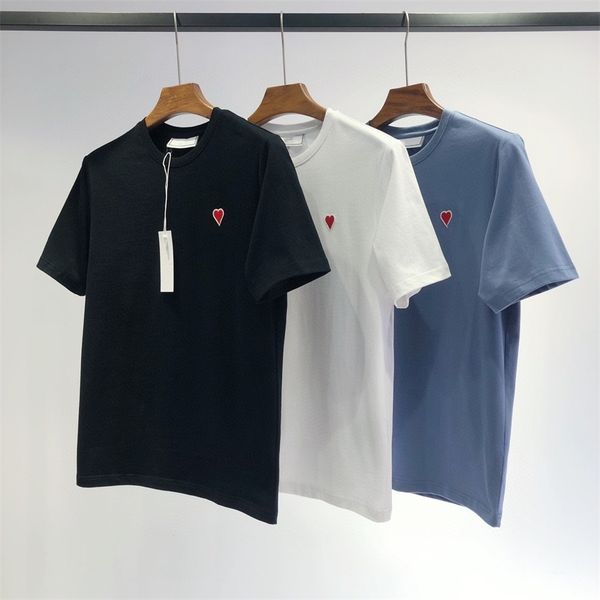 2022 spring and summer peach heart embroidery men and women lovers casual loose fashionable round neck short sleeve t-shirt, White;black
2022 spring and summer peach heart embroidery men and women lovers casual loose fashionable round neck short sleeve t-shirt, White;black