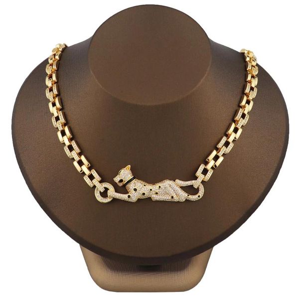 pendant necklaces jewelry leopard head zircon necklace and women's wedding accessories animal gift, Silver
pendant necklaces jewelry leopard head zircon necklace and women's wedding accessories animal gift, Silver