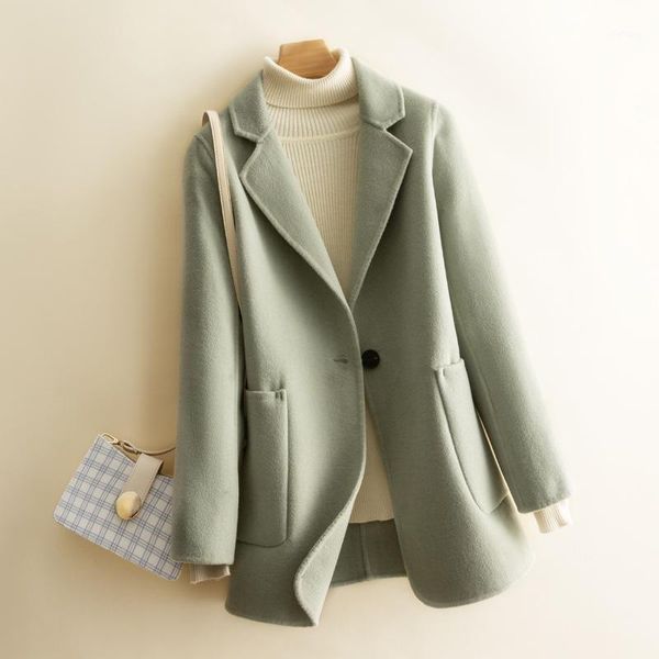 women's wool & blends 2021 double faced cashmere coat short blazer tweed small man, Black
women's wool & blends 2021 double faced cashmere coat short blazer tweed small man, Black