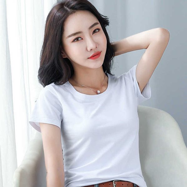 fashion short sleeve summer t shirt women o-neck cotton white t-shirt women clothes 3xl 4xl 5xl plus size women tshirt c841 210602
fashion short sleeve summer t shirt women o-neck cotton white t-shirt women clothes 3xl 4xl 5xl plus size women tshirt c841 210602