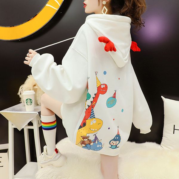 hoodies 2021 autumn and winter new plus veet thick cute hooded sweater korean loose casual hong kong style jacket women, Black
hoodies 2021 autumn and winter new plus veet thick cute hooded sweater korean loose casual hong kong style jacket women, Black