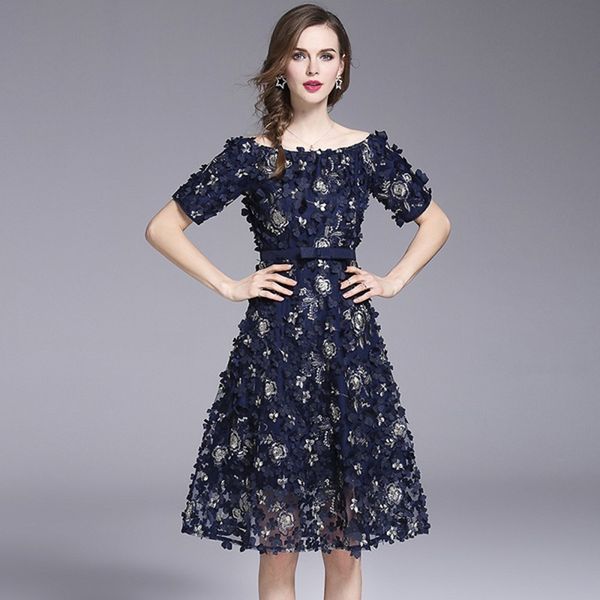 summer runway butterfly appliques floral embroidered fashion mesh short sleeve slash neck blue princess elegant midi dresses 210514, Black;gray
summer runway butterfly appliques floral embroidered fashion mesh short sleeve slash neck blue princess elegant midi dresses 210514, Black;gray