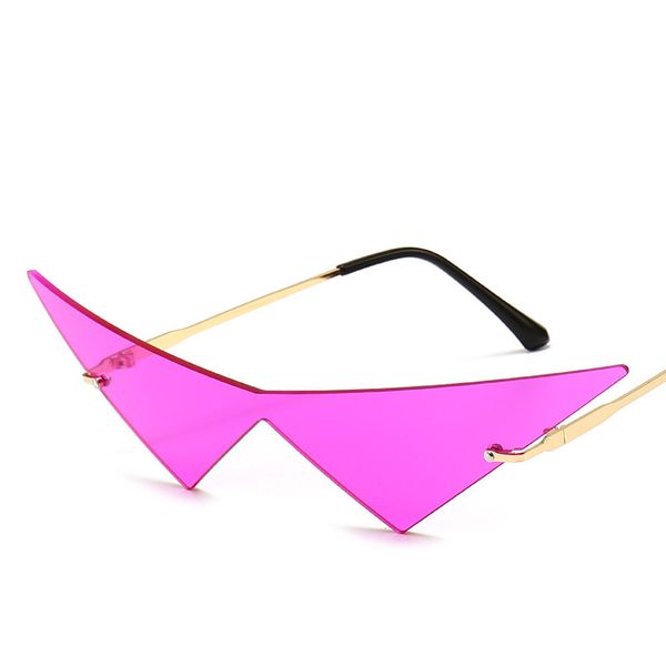 sun glasses 2021 personality cat eye sunglasses women rimless triangle lens luxury brand designer fashion party eyewear shades for, White;black
sun glasses 2021 personality cat eye sunglasses women rimless triangle lens luxury brand designer fashion party eyewear shades for, White;black