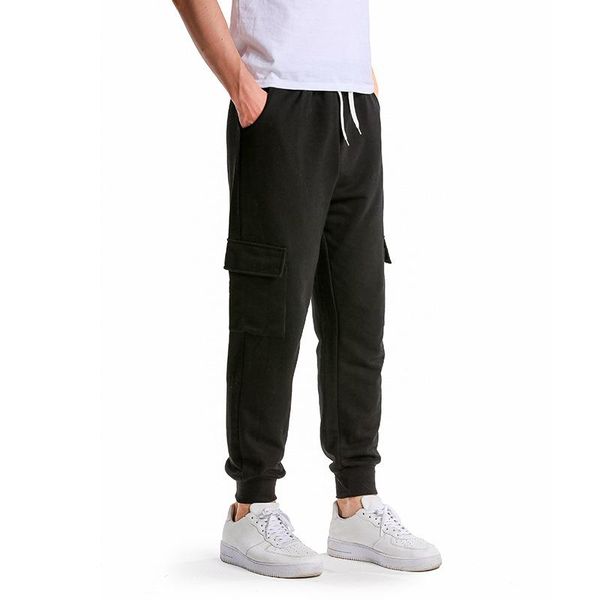 men's pants men casual pocket cargo sweatpants winter cotton thicken slim fit jogger trousers male elastic waist pantalones hombre, Black
men's pants men casual pocket cargo sweatpants winter cotton thicken slim fit jogger trousers male elastic waist pantalones hombre, Black