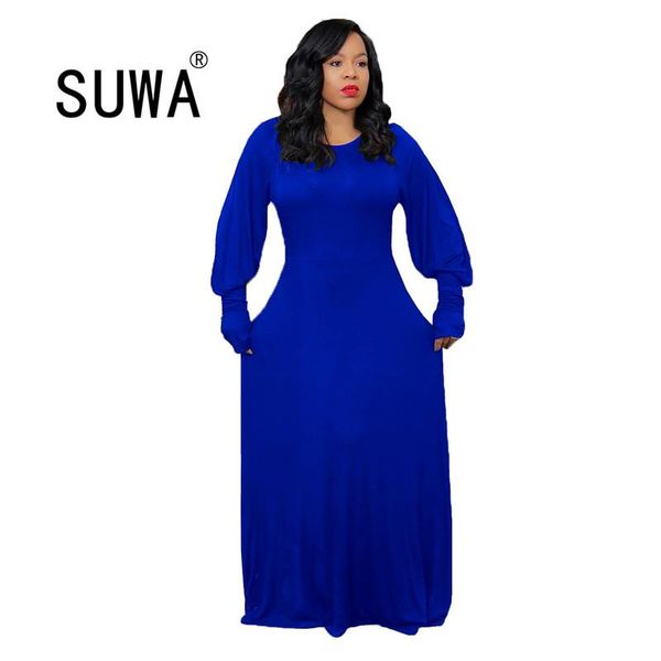 casual dresses 2021 high street fashion women long sleeve o neck maxi dress elegant solid party night club, Black;gray
casual dresses 2021 high street fashion women long sleeve o neck maxi dress elegant solid party night club, Black;gray