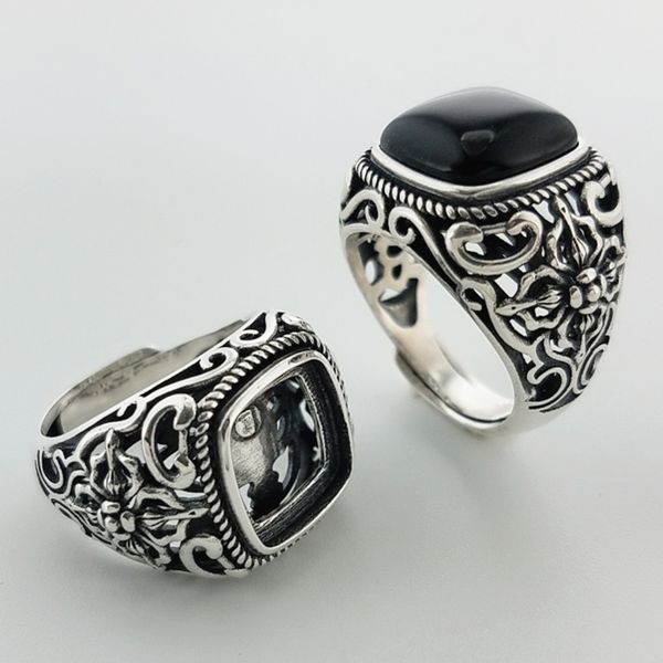 s925 sterling silver ring men's aggressive diamond pestle inlaid agate tj029 mjot, Golden;silver
s925 sterling silver ring men's aggressive diamond pestle inlaid agate tj029 mjot, Golden;silver