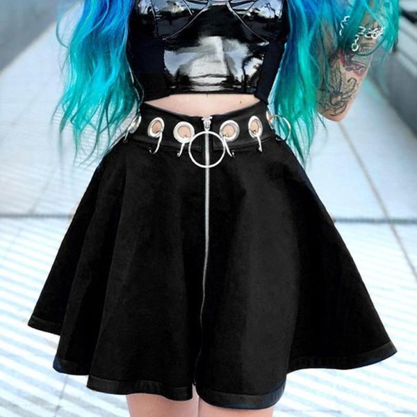 skirts womail 2021 women black mini gothic punk ring zipper high waist female streetwear fashion party a-line skirt
skirts womail 2021 women black mini gothic punk ring zipper high waist female streetwear fashion party a-line skirt