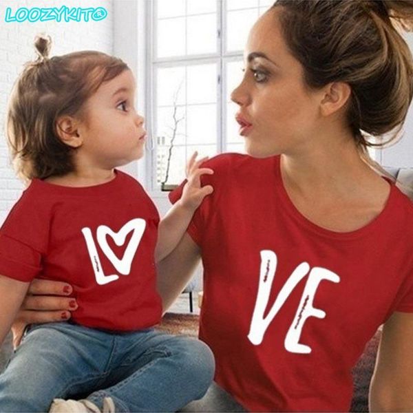 family matching outfits solid color round neck pullover lettered print t-shirt summer women's short sleeve parent child wear, Blue
family matching outfits solid color round neck pullover lettered print t-shirt summer women's short sleeve parent child wear, Blue