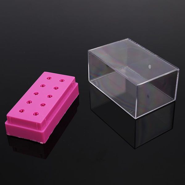nail art kits 10 slots clear storage box for electric drill bit rotary holder display
nail art kits 10 slots clear storage box for electric drill bit rotary holder display