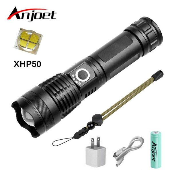 anjoet usb powerful xhp50 lamp rechargeable zoom 5 mode led tactical torch 18650 or 26650 battery outdoor hunting flashlights tor torches
anjoet usb powerful xhp50 lamp rechargeable zoom 5 mode led tactical torch 18650 or 26650 battery outdoor hunting flashlights tor torches