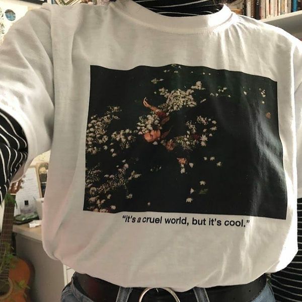 women t shirt fashionshow jf funny printed short sleeve round neck basic tees summer loose streetwear unisex, White
women t shirt fashionshow jf funny printed short sleeve round neck basic tees summer loose streetwear unisex, White