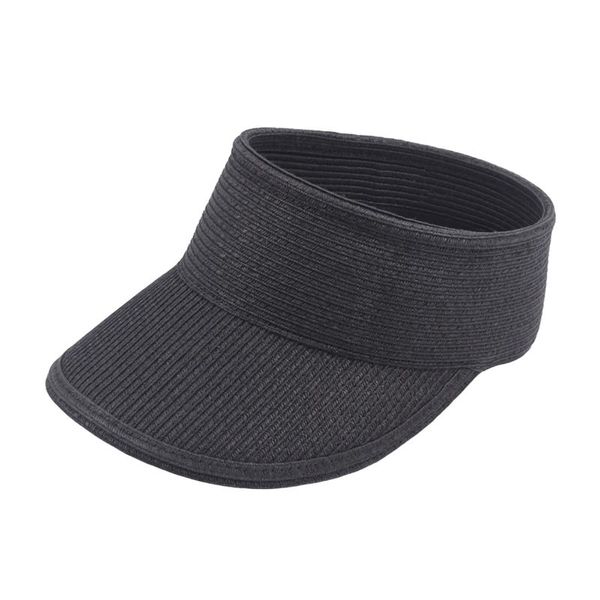 women uv protection empty visors fashion lightweight roll up magic sticker straw sun hat fishing foldable summer wide brim outdoor hats, Black;white
women uv protection empty visors fashion lightweight roll up magic sticker straw sun hat fishing foldable summer wide brim outdoor hats, Black;white