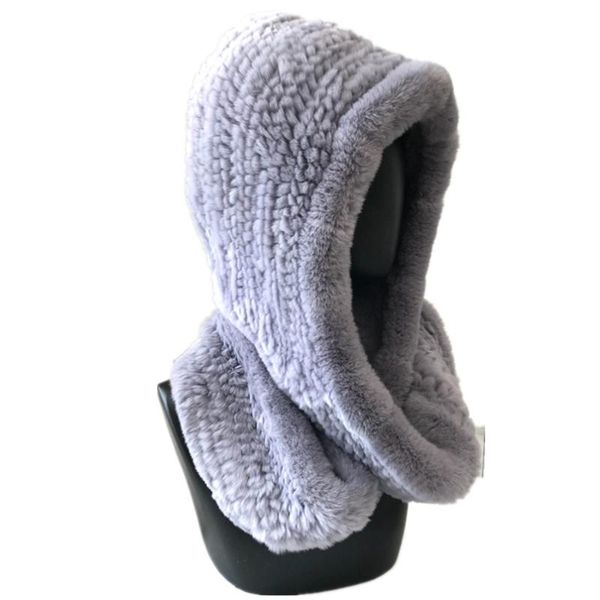 beanie/skull caps winter women luxury knitted hooded scarf fashion genuine fur ladies real rex hat set female scarves, Blue;gray
beanie/skull caps winter women luxury knitted hooded scarf fashion genuine fur ladies real rex hat set female scarves, Blue;gray