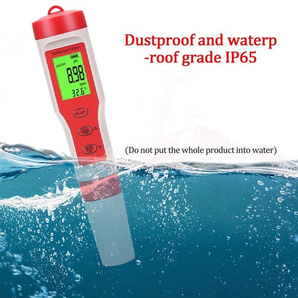meters portable professional digital water tester 4 in 1 ph/tds/ec/temperature pen waterproof multi-function meter supplies #2g
meters portable professional digital water tester 4 in 1 ph/tds/ec/temperature pen waterproof multi-function meter supplies #2g
