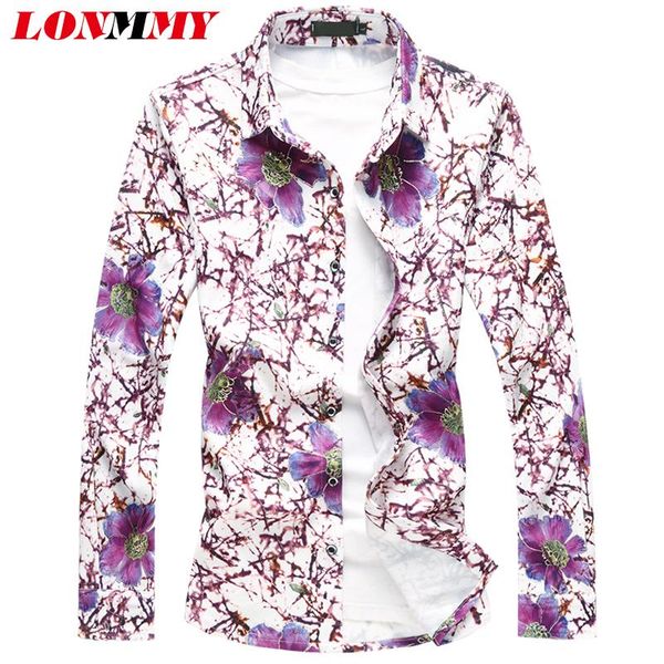 6xl 7xl flower shirts men dress floral blusas masculina casual camisa social long sleeve hawaiian shirt men's, White;black
6xl 7xl flower shirts men dress floral blusas masculina casual camisa social long sleeve hawaiian shirt men's, White;black