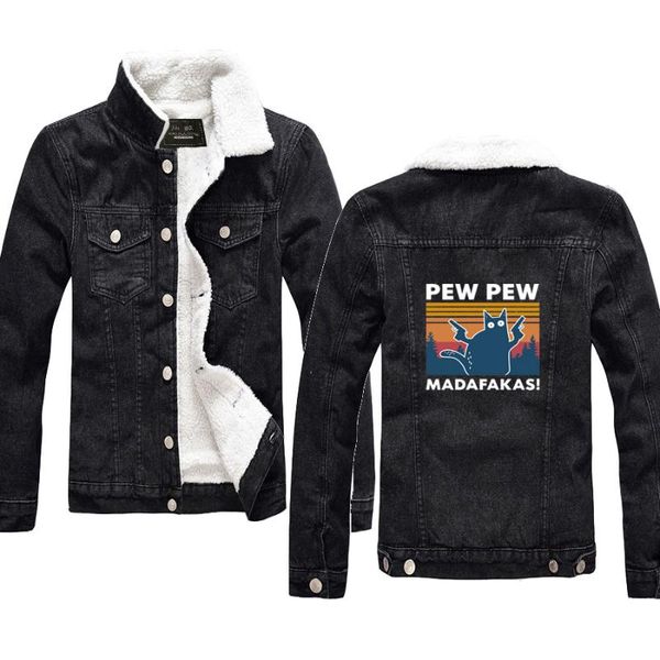 men's jackets pew madafakas cat graphic style winter coat jacket men thick fur jeanscotton mens casual denim oversized 6xl, Black;brown
men's jackets pew madafakas cat graphic style winter coat jacket men thick fur jeanscotton mens casual denim oversized 6xl, Black;brown