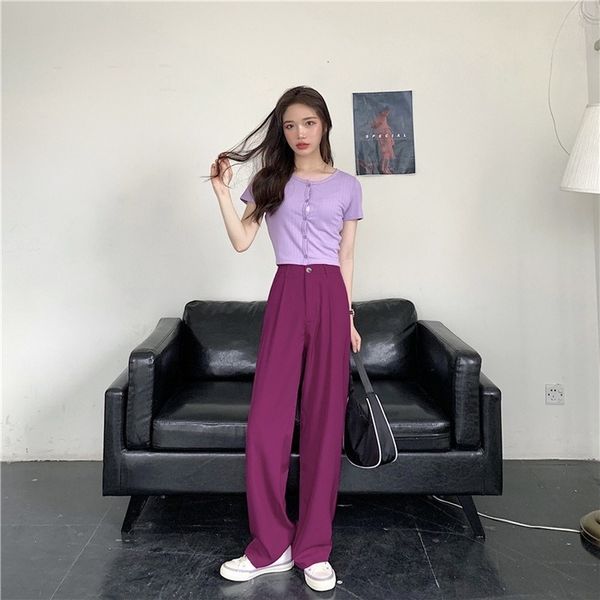 2021 new women's wide leg pants, 6 colors, casual, loose, high waist, retro, korean style, easy to match, large 2xl, pj6r, Black;white
2021 new women's wide leg pants, 6 colors, casual, loose, high waist, retro, korean style, easy to match, large 2xl, pj6r, Black;white