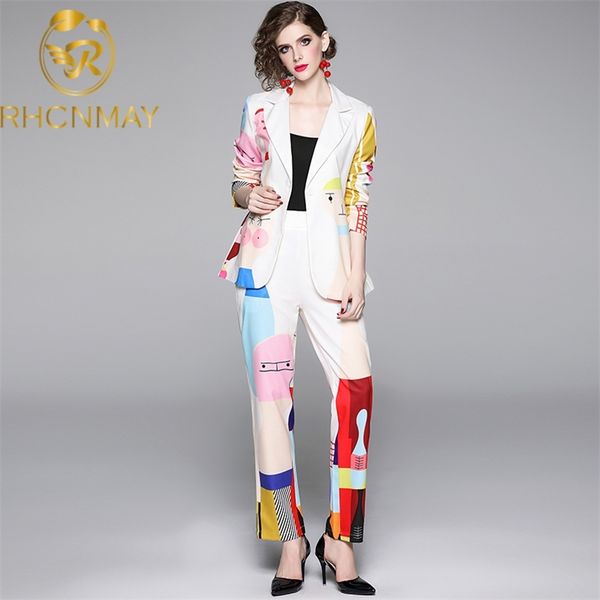 fashion designer set autumn women long sleeve cartoon print loveliness elegant suit + elastic waist pants two-piece suit 210506, White
fashion designer set autumn women long sleeve cartoon print loveliness elegant suit + elastic waist pants two-piece suit 210506, White
