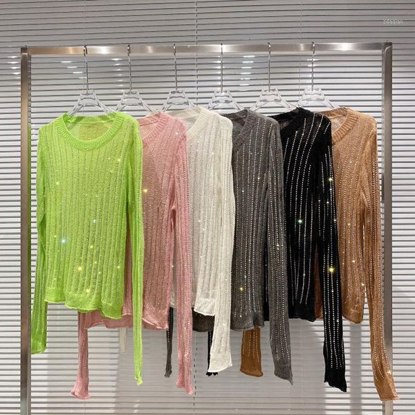 women's sweaters 2021 autumn vertical striped rhinestone shiny round neck colorful sweater 0913, White;black
women's sweaters 2021 autumn vertical striped rhinestone shiny round neck colorful sweater 0913, White;black