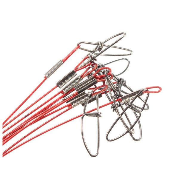good deal-fishing lures stainless steel trace wire leader spinner swivel line 50 cm kg amount:10 pcs braid
good deal-fishing lures stainless steel trace wire leader spinner swivel line 50 cm kg amount:10 pcs braid