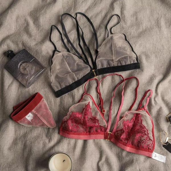 bras sets wriufred mesh embroidery lingerie set ultra-thin perspective underwear wireless comfortable seamless bra plus size, Red;black
bras sets wriufred mesh embroidery lingerie set ultra-thin perspective underwear wireless comfortable seamless bra plus size, Red;black