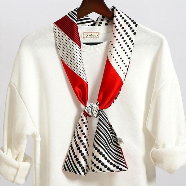 est plaid silk scarf women print long scarves fashion stripe sports hair styling, Blue;gray
est plaid silk scarf women print long scarves fashion stripe sports hair styling, Blue;gray