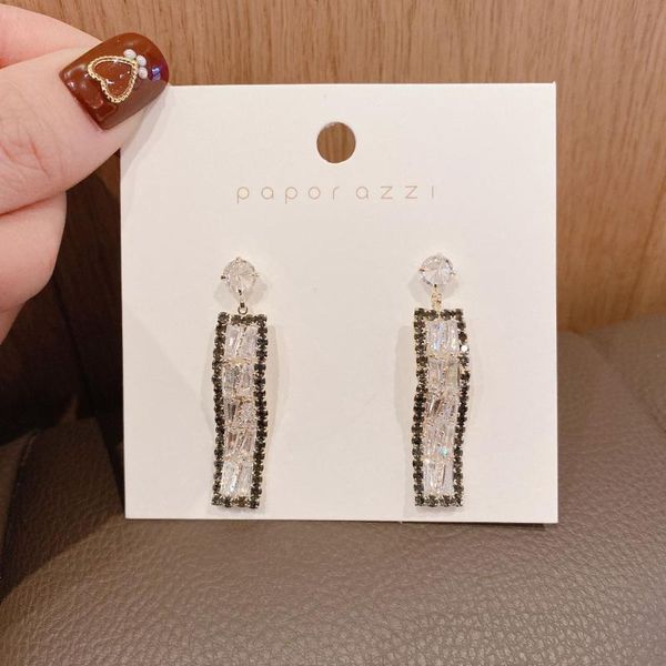 trendy retro luxury simple zircon geometric square long drop earrings for women temperament personality fashion jewelry gifts dangle & chand, Silver
trendy retro luxury simple zircon geometric square long drop earrings for women temperament personality fashion jewelry gifts dangle & chand, Silver