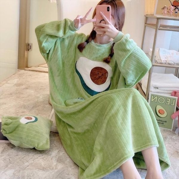 plus size velvet home women sleepwear dresses nightgown winter night dress avocado nightie korean long sleeve sleeping clothes, Black;red
plus size velvet home women sleepwear dresses nightgown winter night dress avocado nightie korean long sleeve sleeping clothes, Black;red