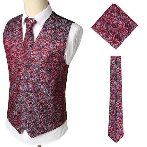 men's vests business sets 2021 fashion formal waistcoat vest and neck tie male hankie set wedding prom casual, Black;white
men's vests business sets 2021 fashion formal waistcoat vest and neck tie male hankie set wedding prom casual, Black;white
