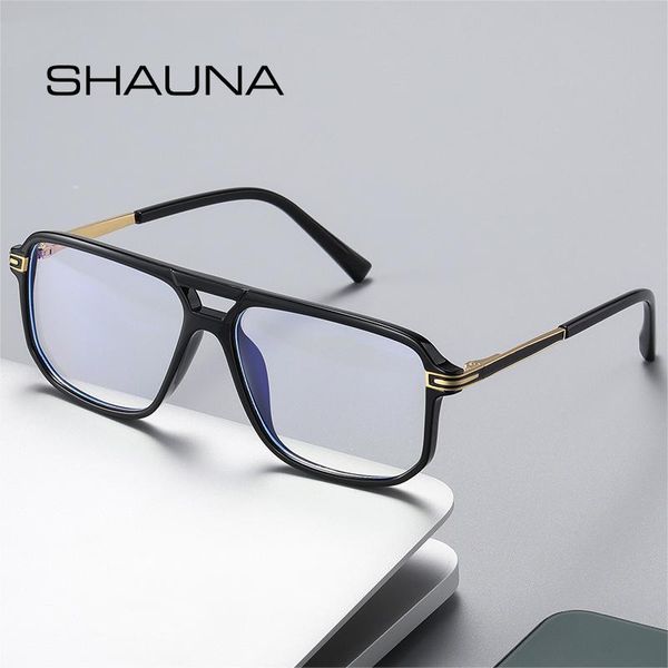 sunglasses shauna retro square double bridges glasses frame women clear anti blue light eyewear spring hinge men optical eyeglasses, White;black
sunglasses shauna retro square double bridges glasses frame women clear anti blue light eyewear spring hinge men optical eyeglasses, White;black