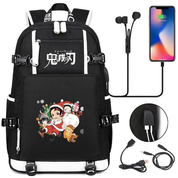 backpack demon slayer casual cartoon school bags for teenagers student usb travel lapshoulders zipper bookbag
backpack demon slayer casual cartoon school bags for teenagers student usb travel lapshoulders zipper bookbag