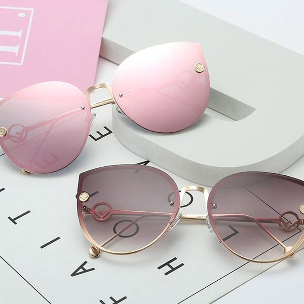 luxury italy brand design cat eye sunglasses women mirror vintage rimless sun glasses for female gafas gradient ocean lens, White;black
luxury italy brand design cat eye sunglasses women mirror vintage rimless sun glasses for female gafas gradient ocean lens, White;black