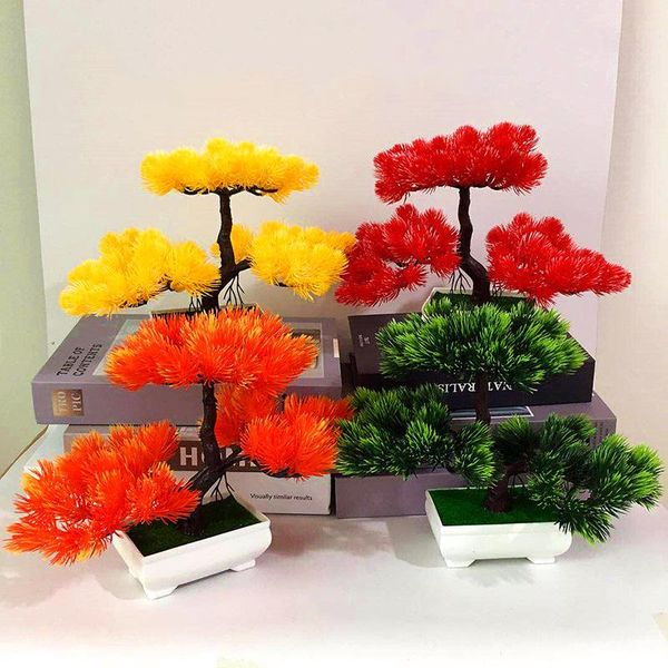 decorative flowers & wreaths artificial potted plant home garden balcony pine plastics office table deskfake pot plants decor
decorative flowers & wreaths artificial potted plant home garden balcony pine plastics office table deskfake pot plants decor