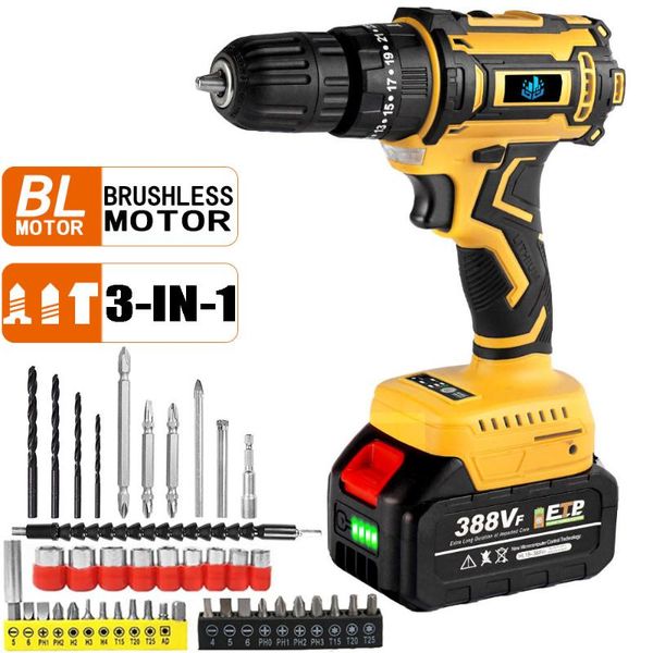 professiona electric drills 20v brushless drill cordless screwdriver mini impact 50n.m 3 in 1 household diy power tools
professiona electric drills 20v brushless drill cordless screwdriver mini impact 50n.m 3 in 1 household diy power tools