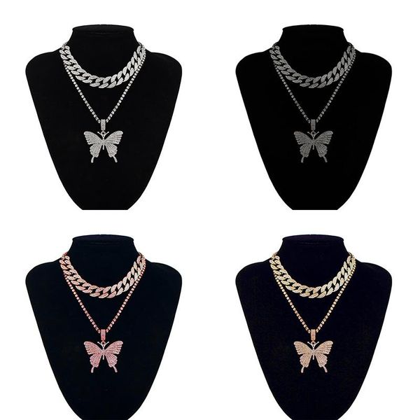 pendant necklaces clear crystal butterfly necklace charm chain hip hop rapper gift rock for men women jewelry, Silver
pendant necklaces clear crystal butterfly necklace charm chain hip hop rapper gift rock for men women jewelry, Silver