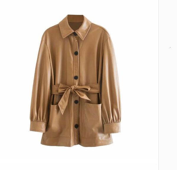 clothing long sleeve new1 women jackets outerwear coats fall casual belt long-sleeved loose imitation leather button-down shirt, Black;brown
clothing long sleeve new1 women jackets outerwear coats fall casual belt long-sleeved loose imitation leather button-down shirt, Black;brown