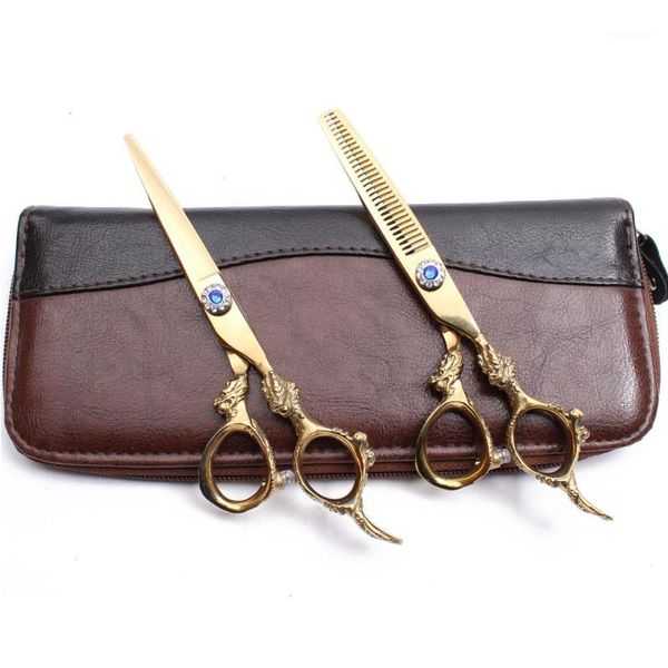 9004# 5.5" gold japan titanium customize hairdresser's scissors cutting shears thinning professional hair1
9004# 5.5" gold japan titanium customize hairdresser's scissors cutting shears thinning professional hair1