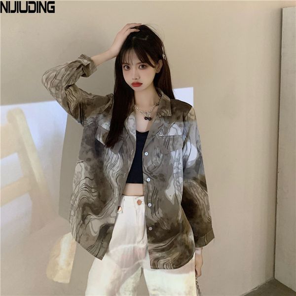 autumn vintage notched collar blouses women's ink painting pockets long sleeve single-breasted shirts female 210514, White
autumn vintage notched collar blouses women's ink painting pockets long sleeve single-breasted shirts female 210514, White