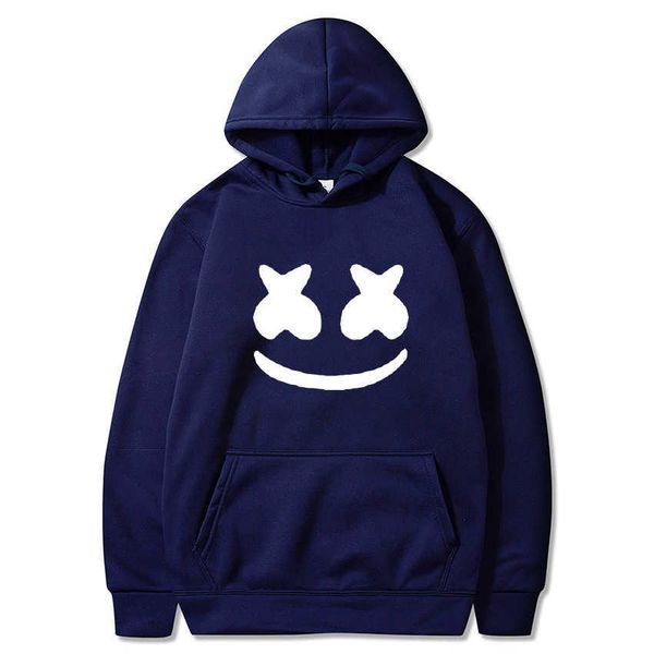 marshmallow band smiling face marshmello printed men's sweater hoodie pullover, Black
marshmallow band smiling face marshmello printed men's sweater hoodie pullover, Black