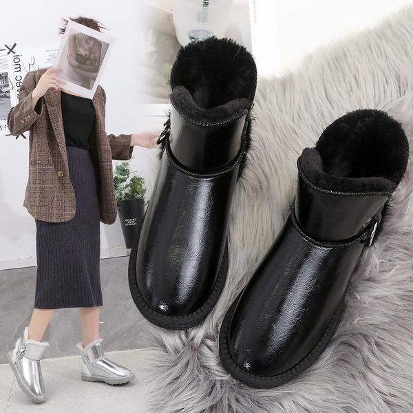 boots real sheepskin suede leather natural fur lined fashion women casual ankle winter snow short warm shoes high quality, Black
boots real sheepskin suede leather natural fur lined fashion women casual ankle winter snow short warm shoes high quality, Black